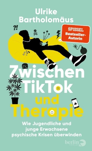 Buchcover und Innenansicht für das Buch: Zwischen TikTok und Therapie