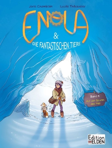 Buchcover und Innenansicht für das Buch: Enola et les animaux extraordinaires 4