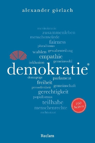 Buchcover und Innenansicht für das Buch: Demokratie. 100 Seiten