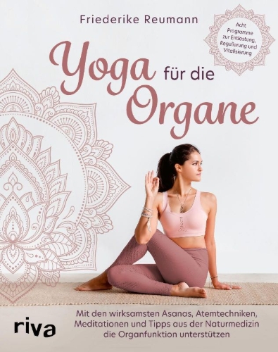 Buchcover und Innenansicht für das Buch: Yoga für die Organe