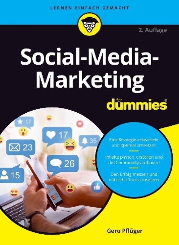 Buchcover und Innenansicht für das Buch: Social-Media-Marketing für Dummies