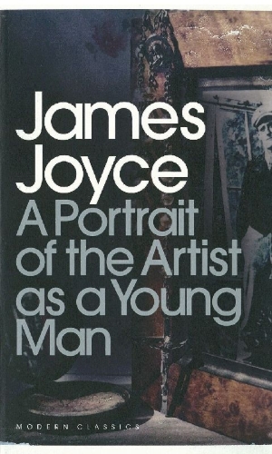Buchcover und Innenansicht für das Buch: A Portrait of the Artist as a Young Man