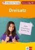 Buchcover und Innenansicht für das Buch: Klett 10-Minuten-Training Mathematik Dreisatz 6./7. Klasse