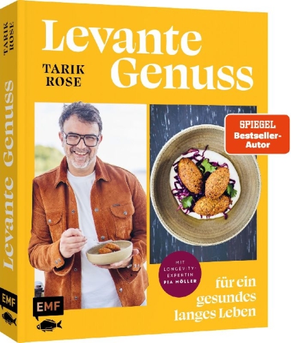 Buchcover und Innenansicht für das Buch: Levante Genuss für ein gesundes, langes Leben