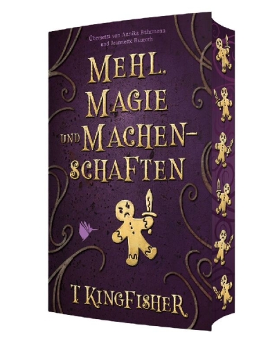 Buchcover und Innenansicht für das Buch: A Wizard's Guide to Defensive Baking