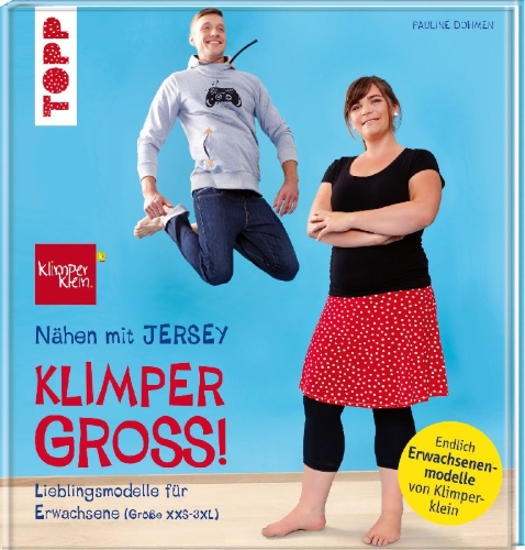 Buchcover und Innenansicht für das Buch: Nähen mit JERSEY - KLIMPERGROSS