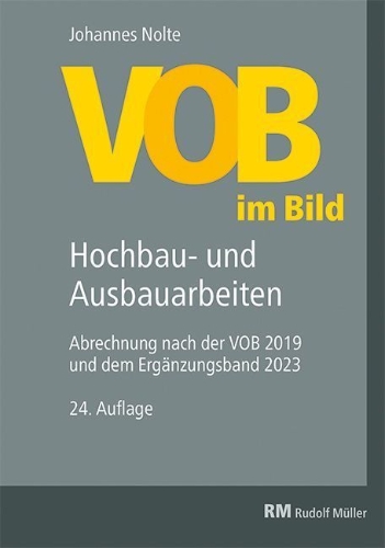 Buchcover und Innenansicht für das Buch: VOB im Bild - Hochbau- und Ausbauarbeiten