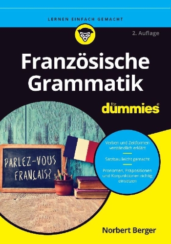 Buchcover und Innenansicht für das Buch: Französische Grammatik für Dummies