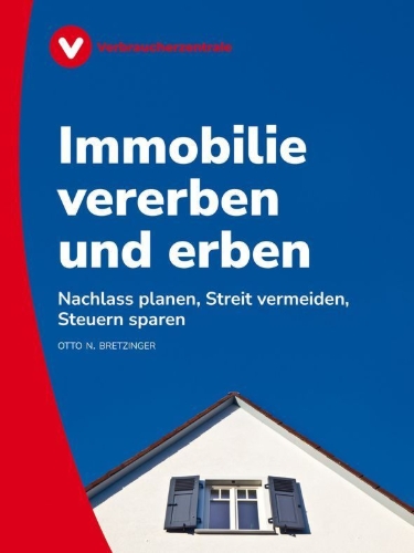 Buchcover und Innenansicht für das Buch: Immobilie vererben und erben