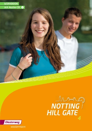 Buchcover und Innenansicht für das Buch: Notting Hill Gate 4. Workbook mit Audio-CD