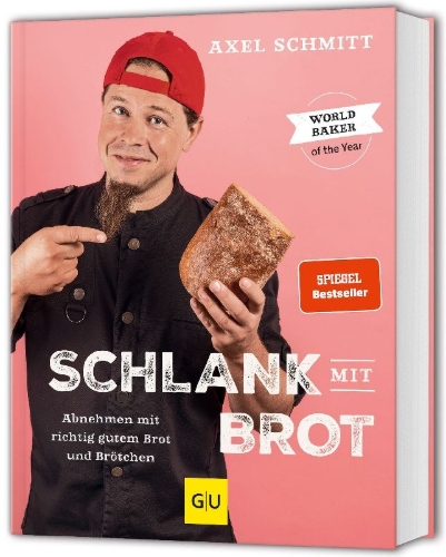 Buchcover und Innenansicht für das Buch: Schlank mit Brot