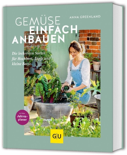 Buchcover und Innenansicht für das Buch: Gemüse einfach anbauen