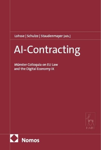 Buchcover und Innenansicht für das Buch: AI-Contracting