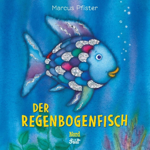 Buchcover und Innenansicht für das Buch: Der Regenbogenfisch