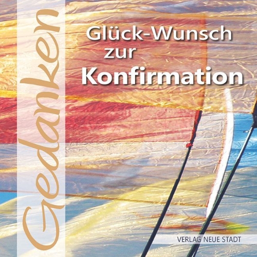 Buchcover und Innenansicht für das Buch: Glück-Wunsch zur Konfirmation
