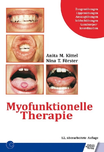 Buchcover und Innenansicht für das Buch: Myofunktionelle Therapie