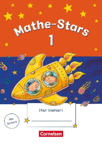 Buchcover und Innenansicht für das Buch: Mathe-Stars 1. Schuljahr. Übungsheft mit Lösungsheft