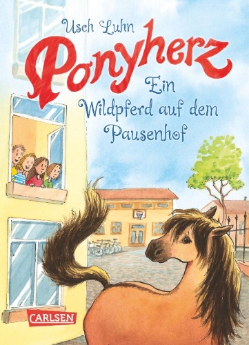 Buchcover und Innenansicht für das Buch: Ponyherz 07: Ein Wildpferd auf dem Pausenhof