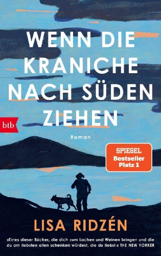 Buchcover und Innenansicht für das Buch: Tranorna flyger söderut