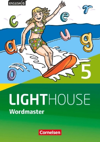Buchcover und Innenansicht für das Buch: English G LIGHTHOUSE Band 5: 9. Schuljahr - Allgemeine Ausgabe - Wordmaster mit Lösungen