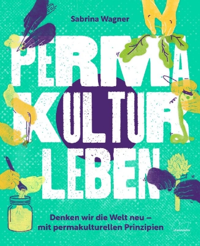 Buchcover und Innenansicht für das Buch: Permakultur leben