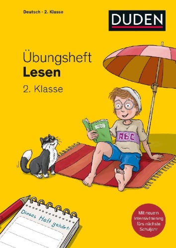 Buchcover und Innenansicht für das Buch: Übungsheft - Lesen 2.Klasse