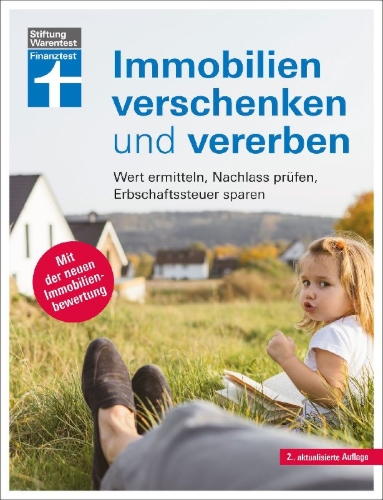 Buchcover und Innenansicht für das Buch: Immobilien verschenken und vererben