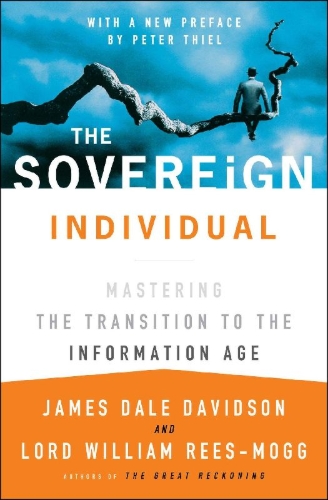 Buchcover und Innenansicht für das Buch: The Sovereign Individual