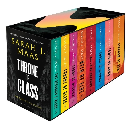 Buchcover und Innenansicht für das Buch: Throne of Glass Box Set (Paperback)