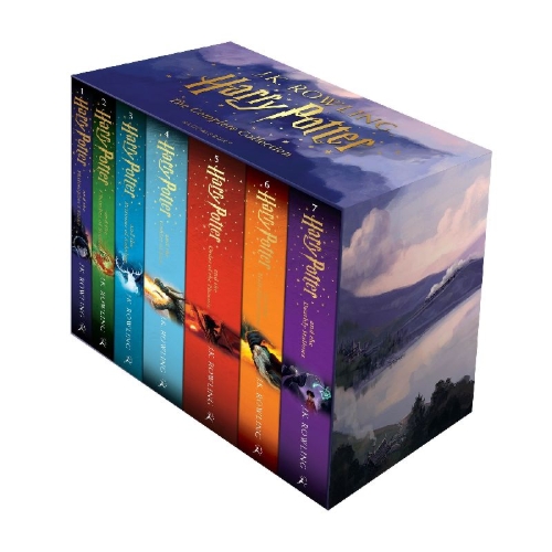 Buchcover und Innenansicht für das Buch: Harry Potter Box Set: The Complete Collection (Children's Paperback)