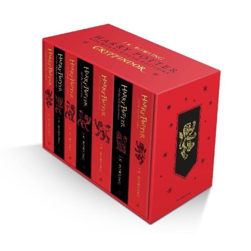 Buchcover und Innenansicht für das Buch: Harry Potter Gryffindor House Editions Paperback Box Set