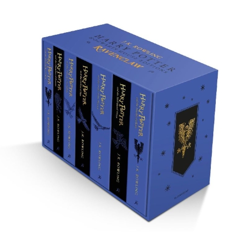 Buchcover und Innenansicht für das Buch: Harry Potter Ravenclaw House Editions Paperback Box Set