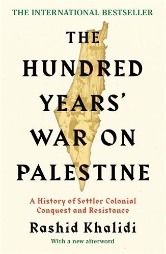 Buchcover und Innenansicht für das Buch: The Hundred Years' War on Palestine