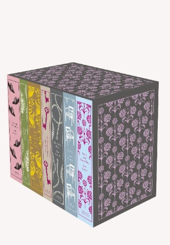 Buchcover und Innenansicht für das Buch: Jane Austen: The Complete Works 7-Book Boxed Set