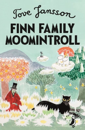 Buchcover und Innenansicht für das Buch: Finn Family Moomintroll