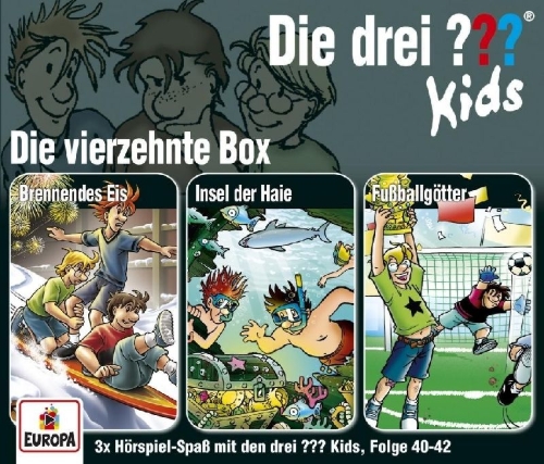 Buchcover und Innenansicht für das Buch: Die drei ??? Kids 3er Box 14. Folgen 40-42