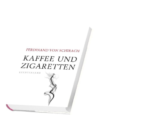 Buchcover und Innenansicht für das Buch: Kaffee und Zigaretten