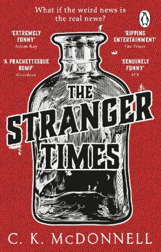 Buchcover und Innenansicht für das Buch: The Stranger Times