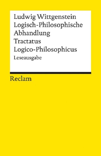 Buchcover und Innenansicht für das Buch: Logisch-Philosophische Abhandlung. Tractatus Logico-Philosophicus
