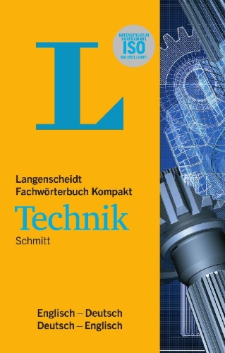 Buchcover und Innenansicht für das Buch: Langenscheidt Fachwörterbuch Kompakt Technik Englisch