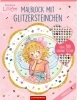 Buchcover und Innenansicht für das Buch: Malblock mit Glitzersteinchen: Mandalas