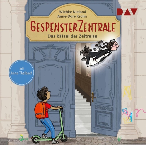 Buchcover und Innenansicht für das Buch: Gespensterzentrale - Teil 1: Das Rätsel der Zeitreise