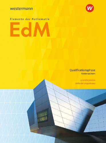 Buchcover und Innenansicht für das Buch: Elemente der Mathematik SII. Qualifikationsphase gA Grundkurs: Schulbuch. Niedersachsen