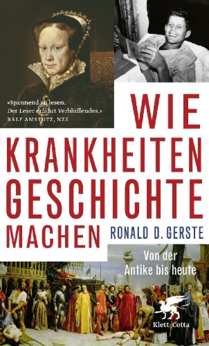 Buchcover und Innenansicht für das Buch: Wie Krankheiten Geschichte machen