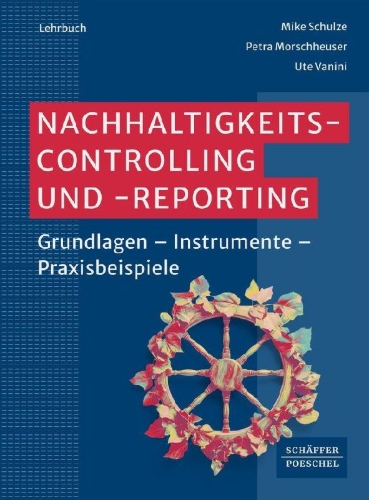 Buchcover und Innenansicht für das Buch: Nachhaltigkeitscontrolling und -reporting