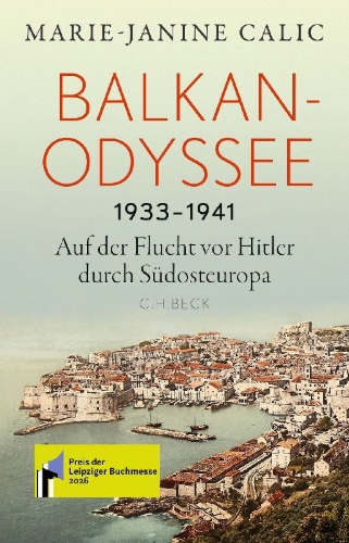 Buchcover und Innenansicht für das Buch: Balkan-Odyssee, 1933-1941