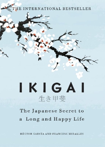 Buchcover und Innenansicht für das Buch: Ikigai