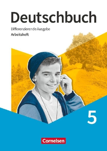 Buchcover und Innenansicht für das Buch: Deutschbuch 5. Schuljahr. Arbeitsheft mit Lösungen