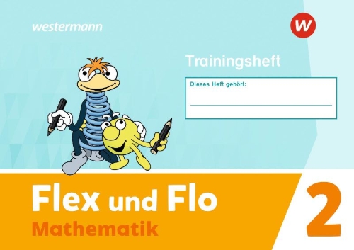 Buchcover und Innenansicht für das Buch: Flex und Flo 2. Trainingsheft