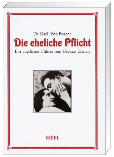 Buchcover und Innenansicht für das Buch: Die eheliche Pflicht